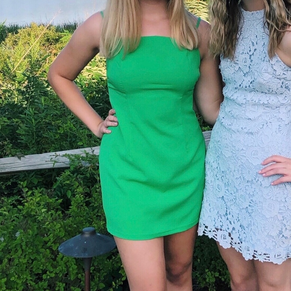 Green Mini Dress